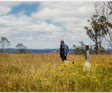 Remains of Mount Pomany Cairn (2000 post fire) 
